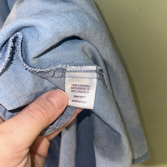 Blue Jean style Dress with pockets - Picture 4 of 5